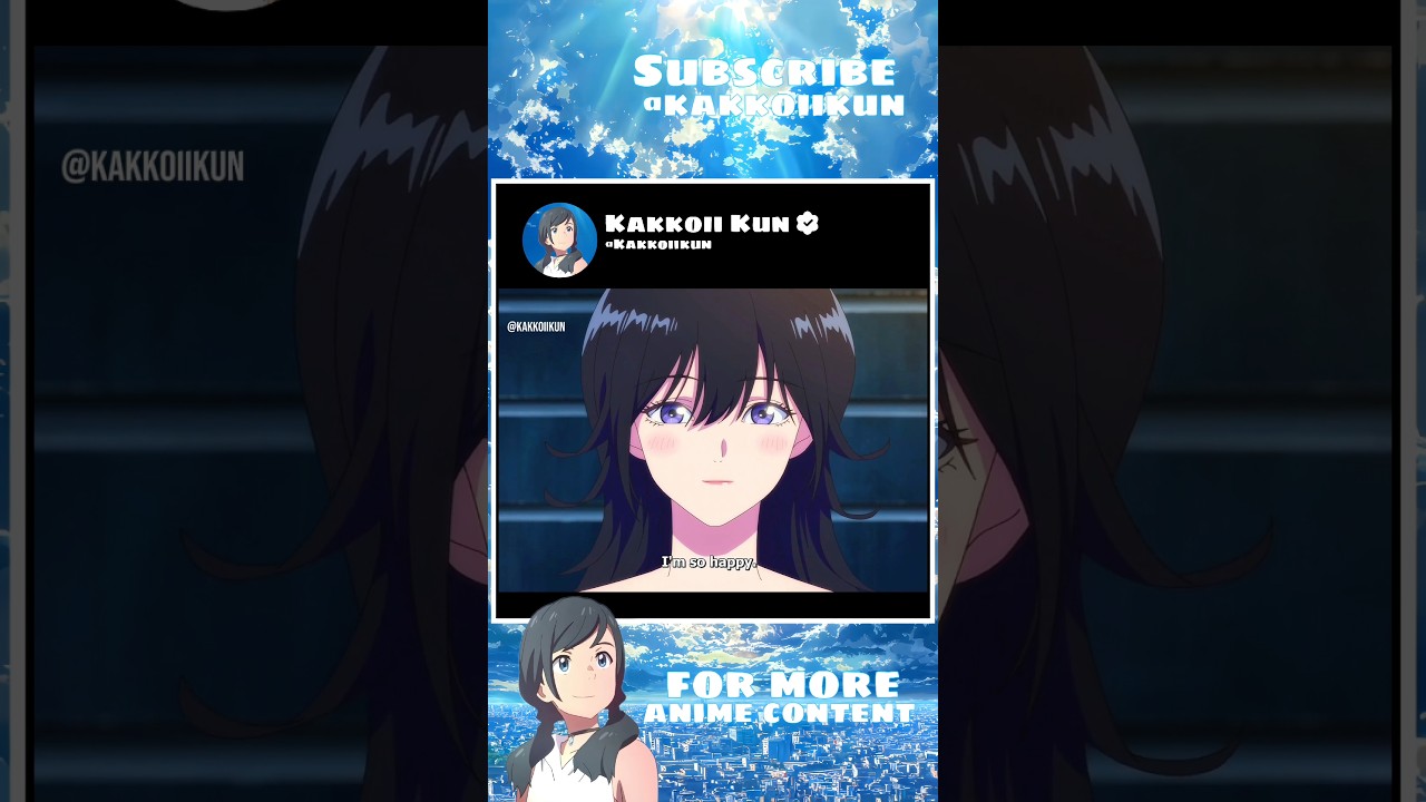 He finally confess his love 🥳💖 | The Girl Downstairs | #anime #animeedit #shorts