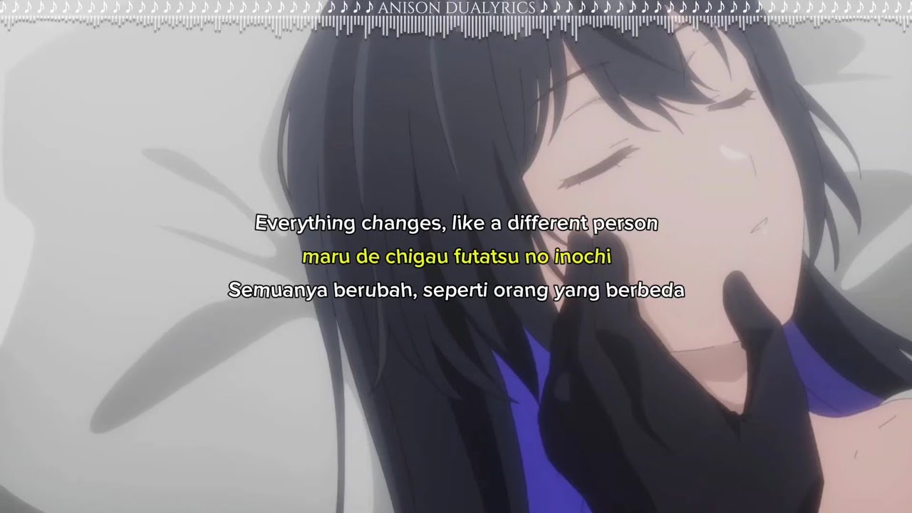 OPENING UNNAMED MEMORY SEASON 2 [LYRICS:ROMAJI•INDONESIAN•ENGLISH]