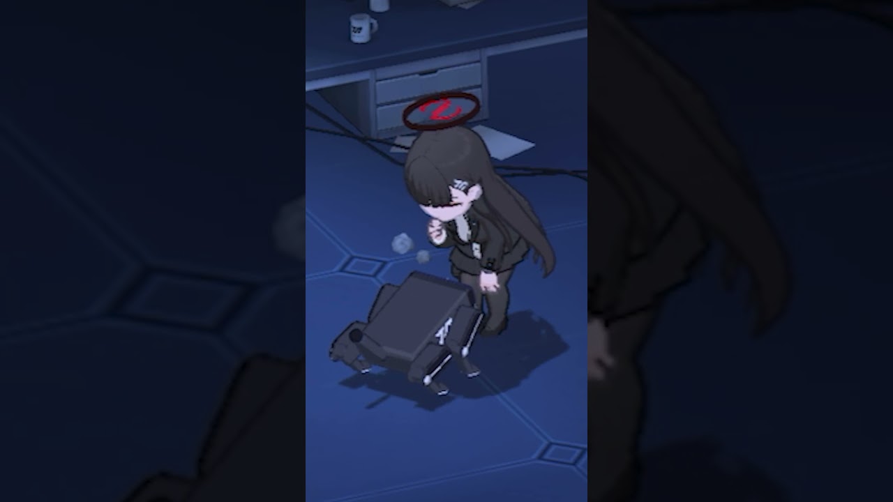 【ブルーアーカイブ】リオ　イベントモーション犬を撫でる　#ブルアカ #ブルーアーカイブ #リオ チャンネル登録と高評価よろしくお願いします！ #shorts