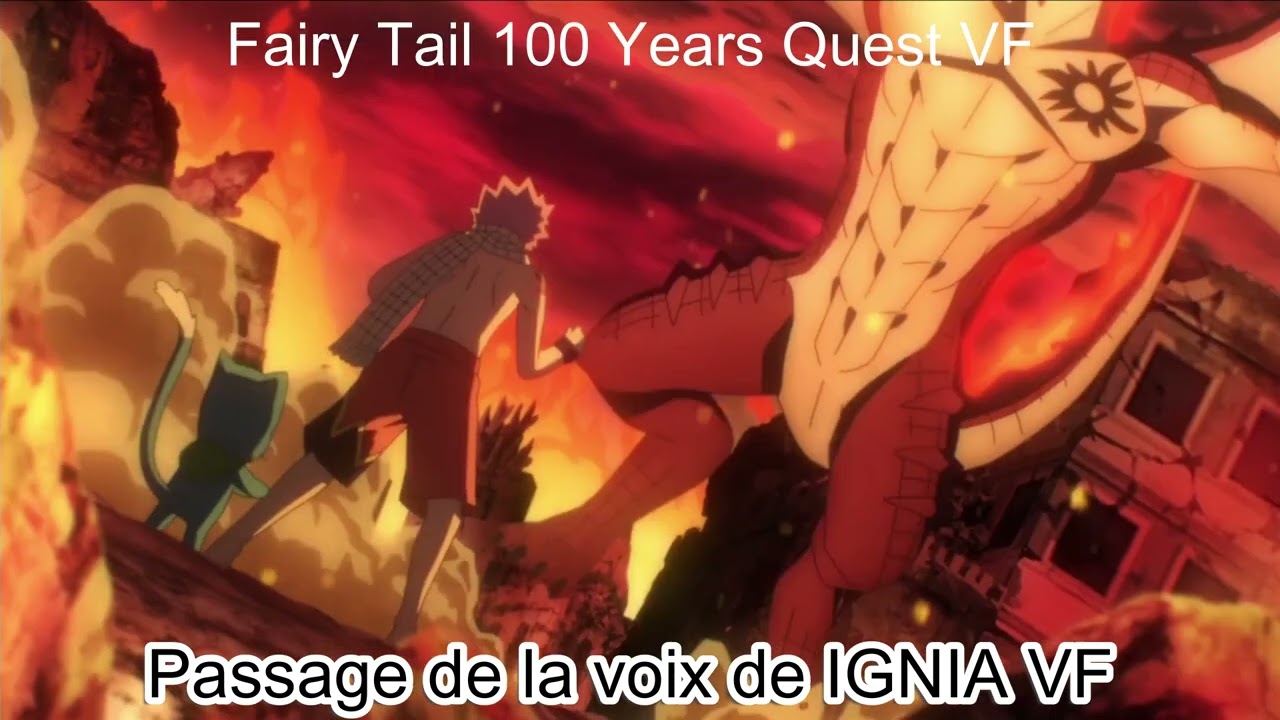 Ignia a une voix masterclasse en VF  Fairy Tail 100 years quest VF