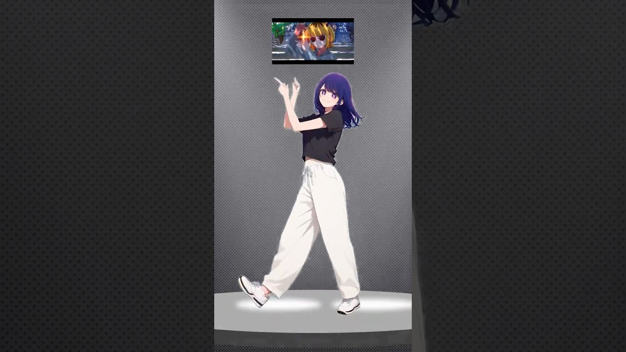 【推しの子】B小町 / POP IN 2 を星野アイが踊ってみた MV short AI dance cover  #推しの子  #shorts