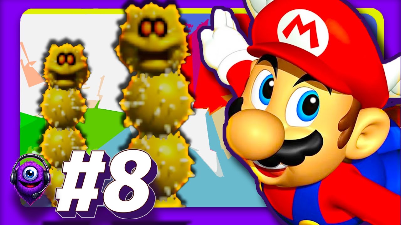 Super Mario 64: Part 8 - Shifting Sand Land Full Game Walkthrough