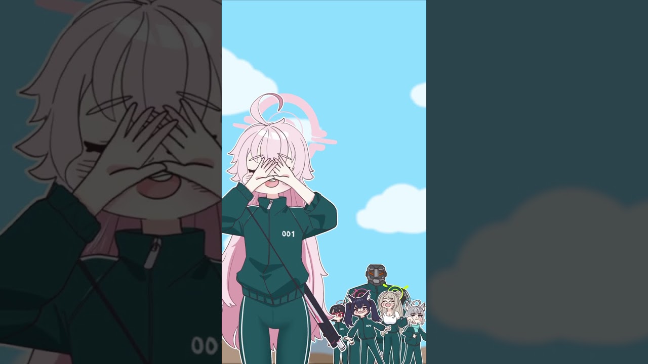 [블루아카이브] 아비도스 오징어게임 #블루아카이브 #ブルーアーカイブ #bluearchive #animation  #蔚蓝档案