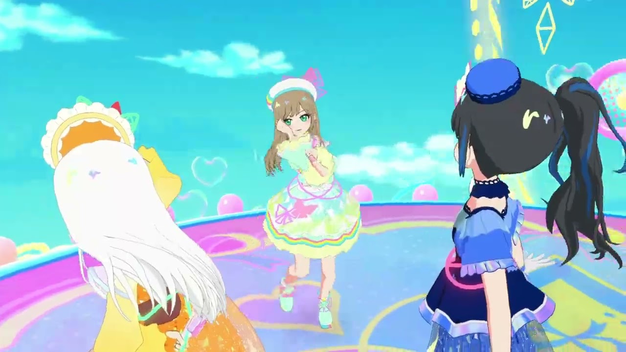 「ひみつのアイプリ」マイキャラライブ　We're The World　MVモード風