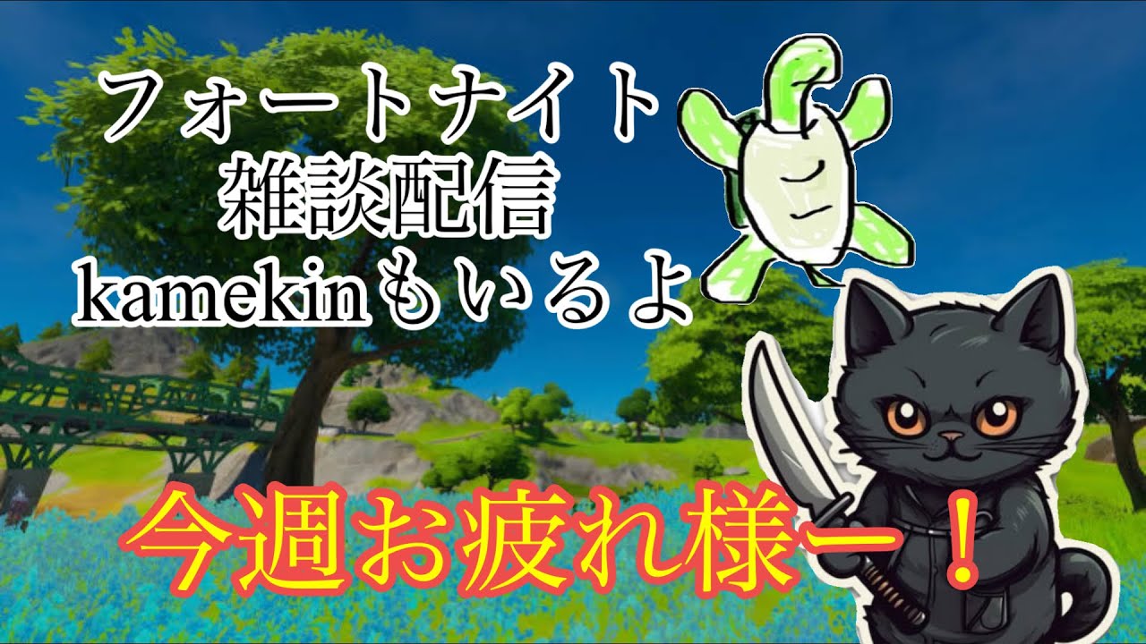 ［フォートナイト雑談配信］今週お疲れ様ー！雪やばすぎるからみんなの出来事教えて！