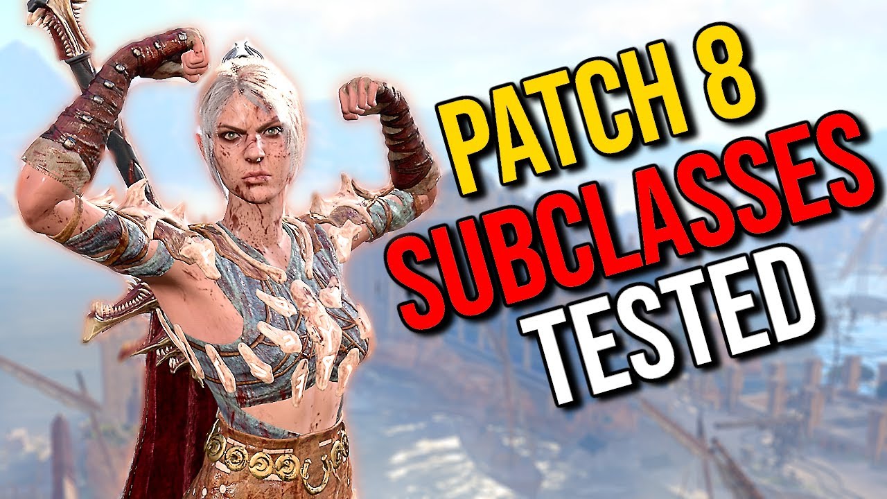 I Tested the NEW Patch 8 Subclasses! - BG3 Test Build