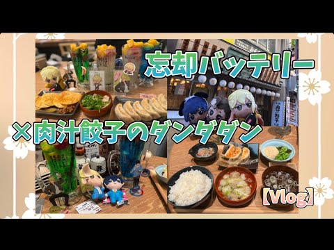 【Vlog】忘却バッテリー×肉汁餃子のダンダダン