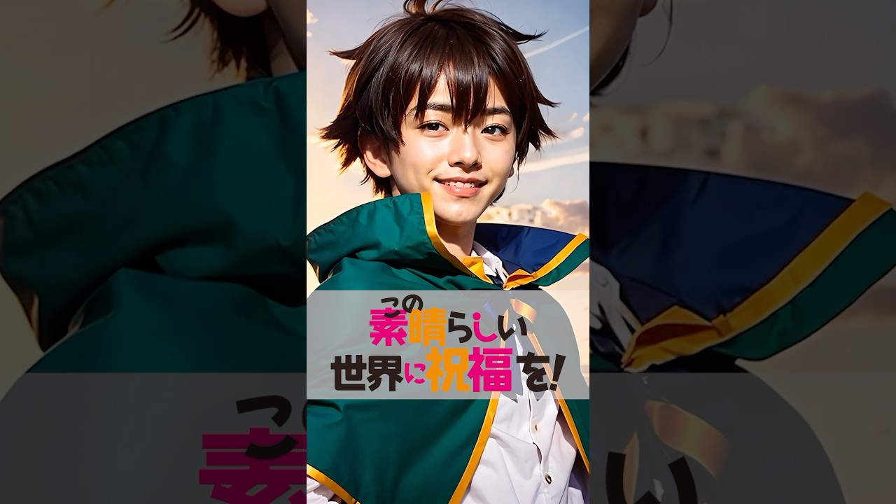 【このすば】AIで実写化したこの素晴らしい世界に祝福を！ #shorts