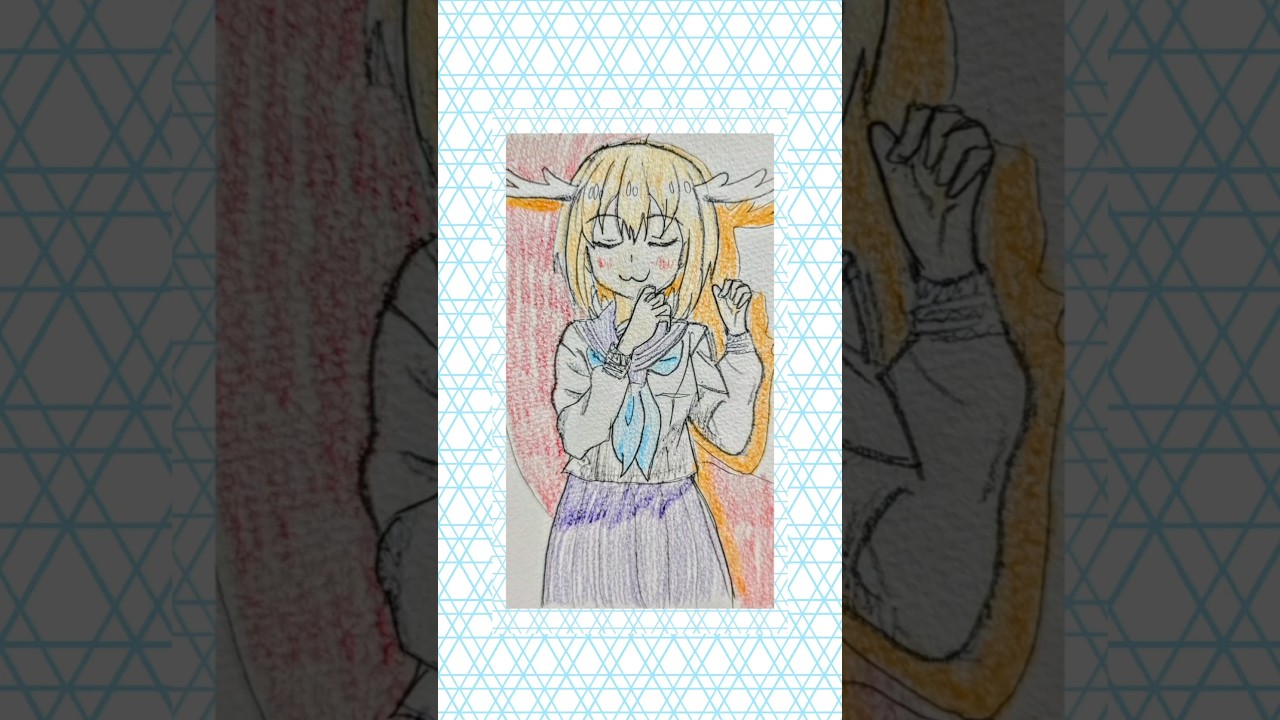 制作費0円のしかのこのこのここしたんたん…。　#イラスト　#しかのこのこのここしたんたん 　#ショート　#short