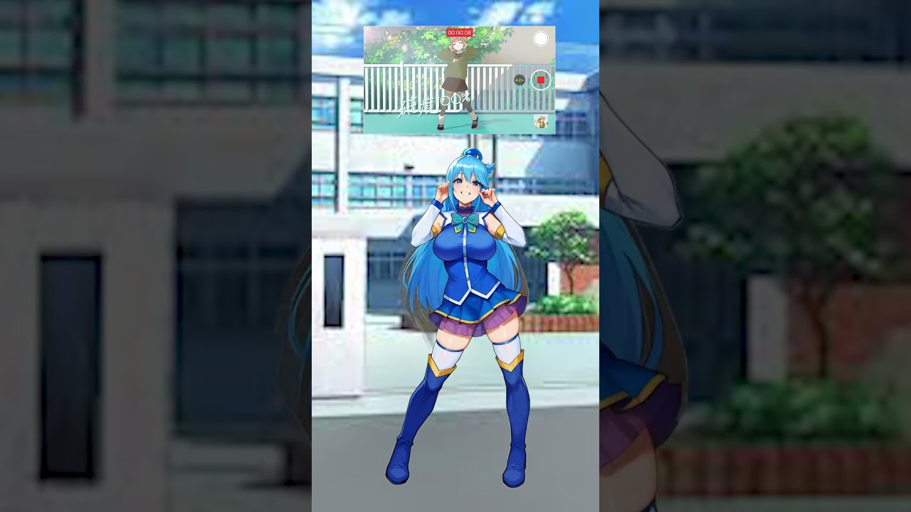 【#踊ってみた】 tuki.『純恋愛のインゴット』 #このすば  アクア  #Shorts