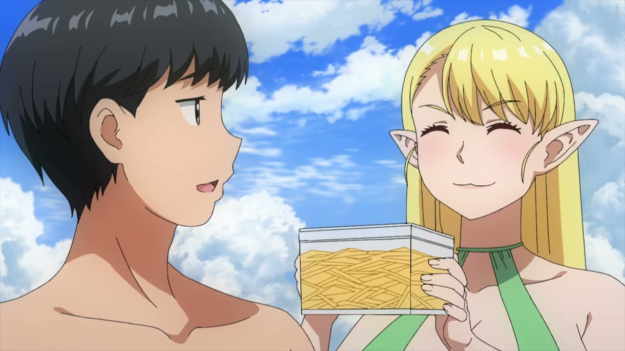 Elf san wa Yaserarenai   13 エルフさんは痩せられない  burst scene ita sub