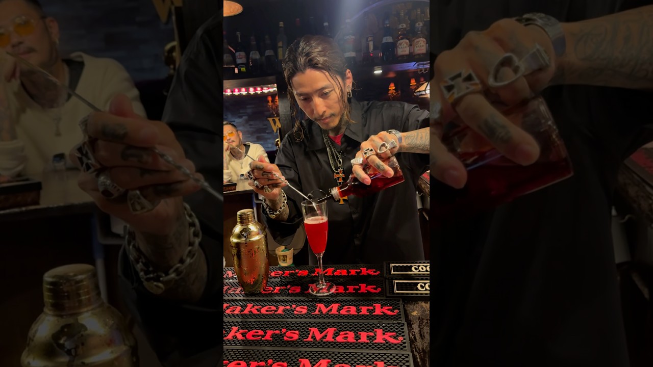 【大人の隠れ家バー】森下直哉の赤いカクテル Handsome Bartender’s Red Cocktail 草津 イタリアンレストラン