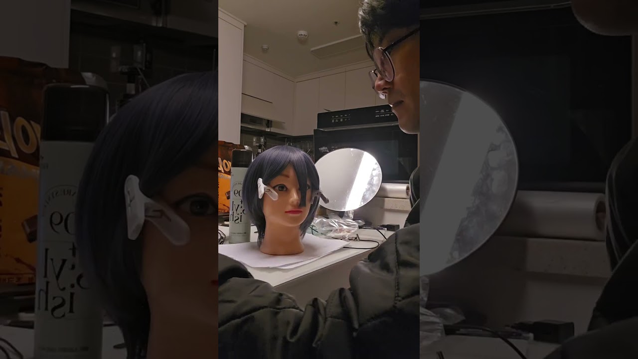 コスプレ かつら セッティング 黒執事 シエル ファントム ハイブ