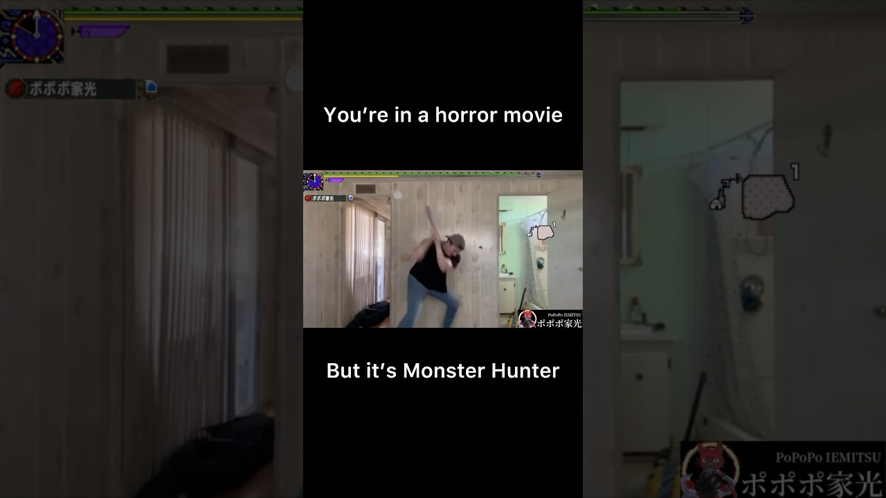 You're in a Slasher Movie but it's Monster Hunter