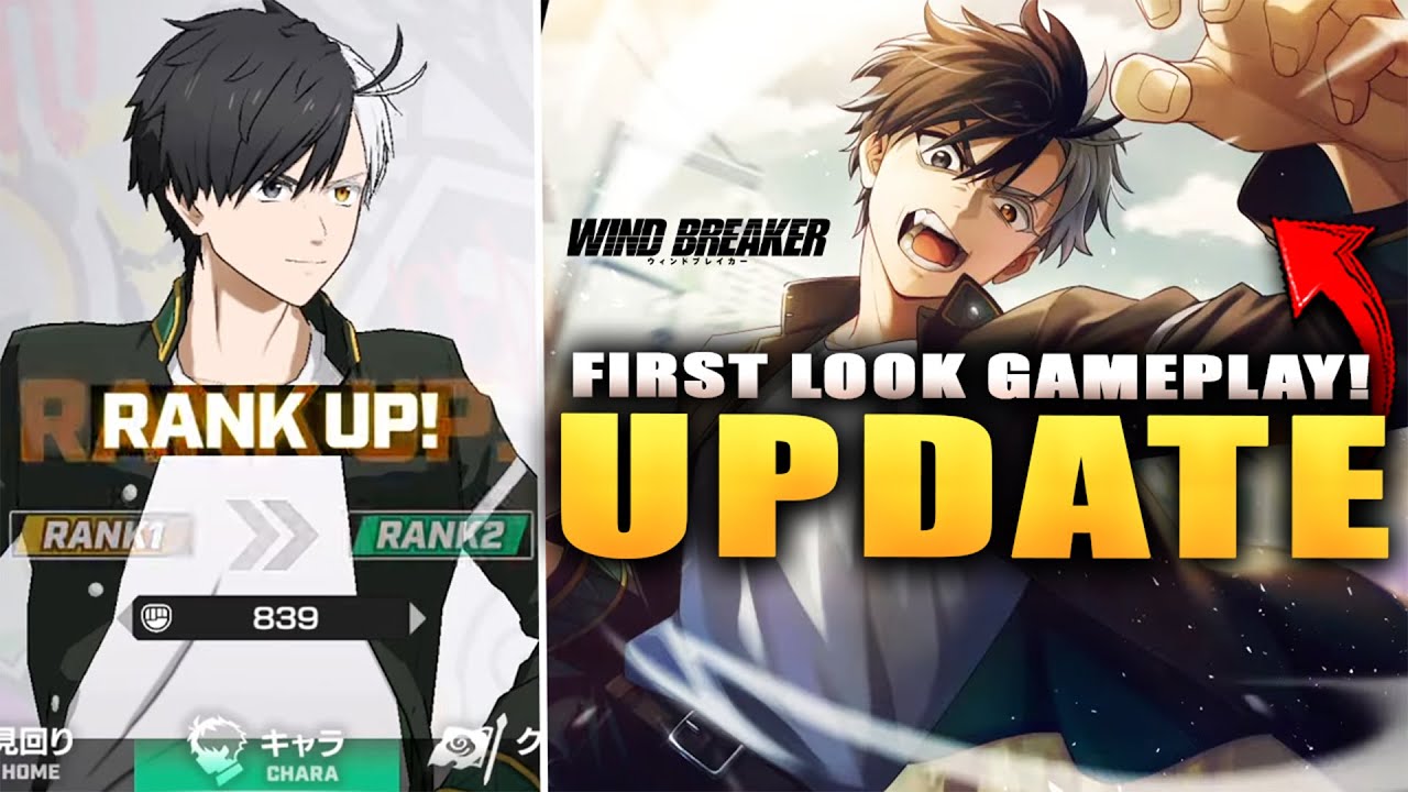 *NEW GAME* WIND BREAKER FIRST LOOK GAMEPLAY! (Mobile/PC)