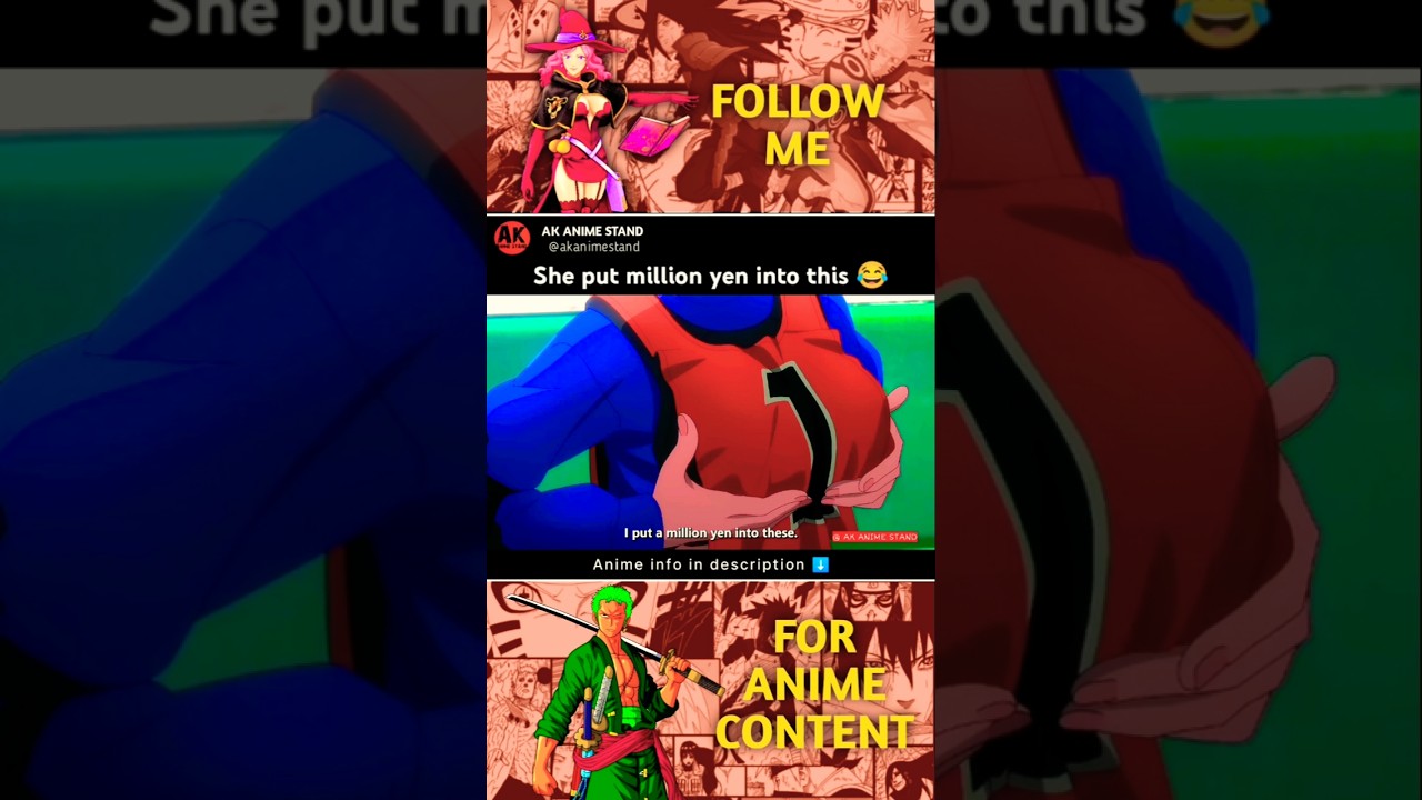 She put million yen into this 🤤 | Jellyfish can't swim in night #anime #animeedit #shortsfeed