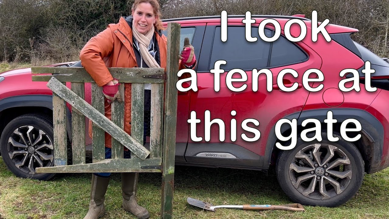 Removing the old fence and gate in prep for the new one | Harvesting | Seedling Update