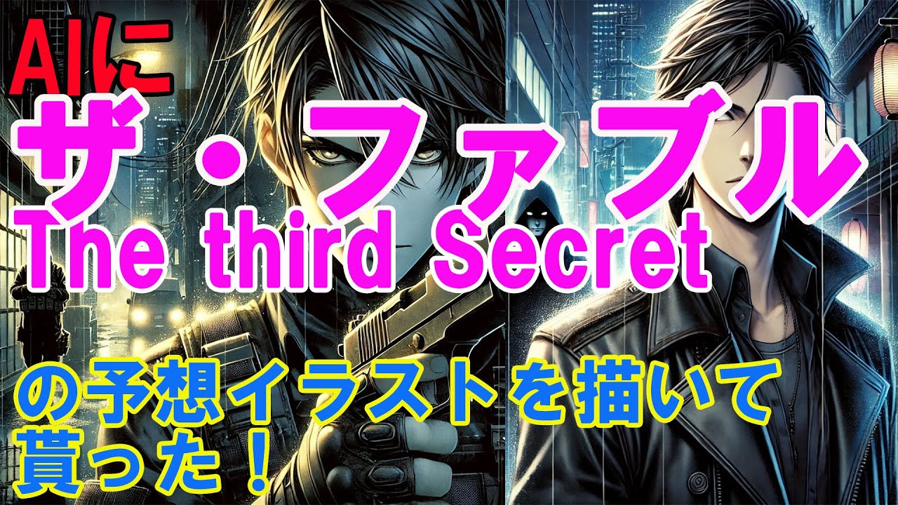 AIに「ザ・ファブルThe third Secretザ・サードシークレット」の予想イラストを描いて貰った！