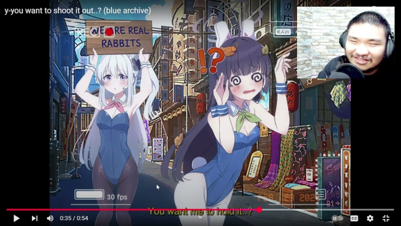 WHAT ARE YOU DOING MIYU!? | Reacting to y-you want to shoot it out..? (blue archive)