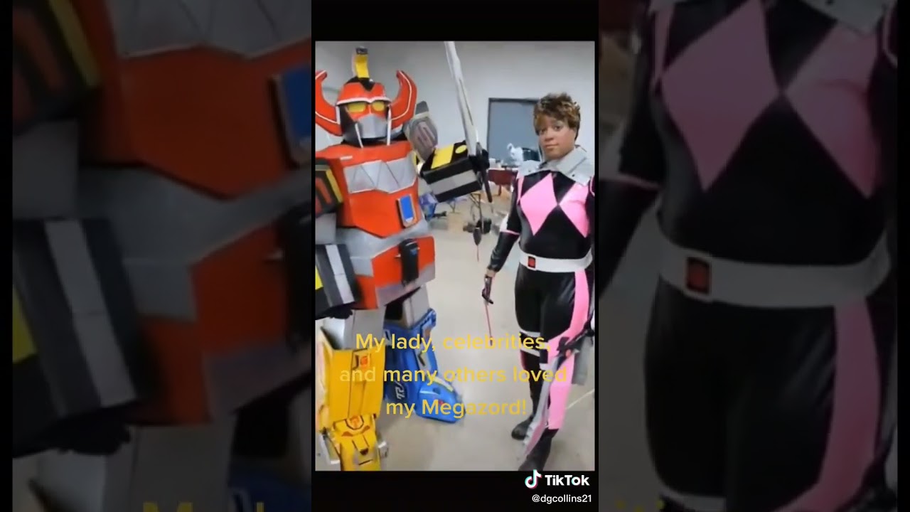 Megazord cosplay first debut at Go Go Ranger Station Season 2 in 2022