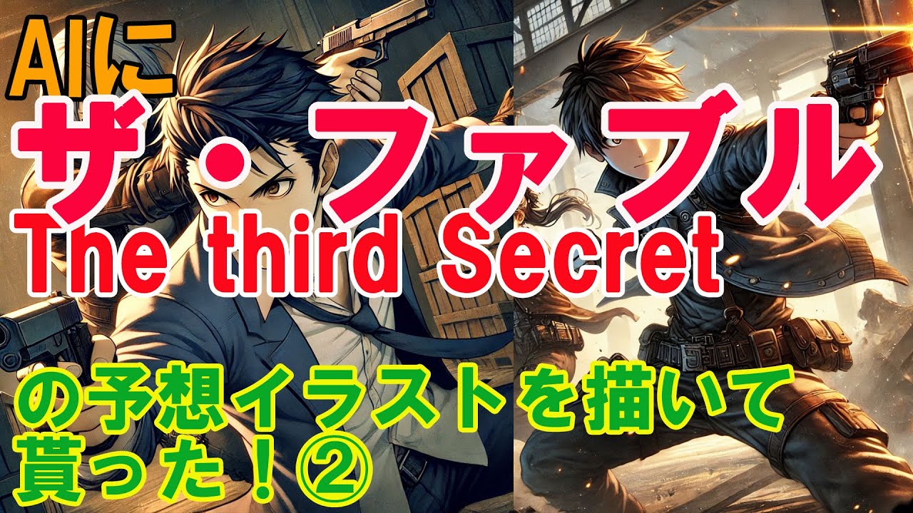 AIに「ザ・ファブル3部ザ・サードシークレット」の予想イラストを描いて貰った！②