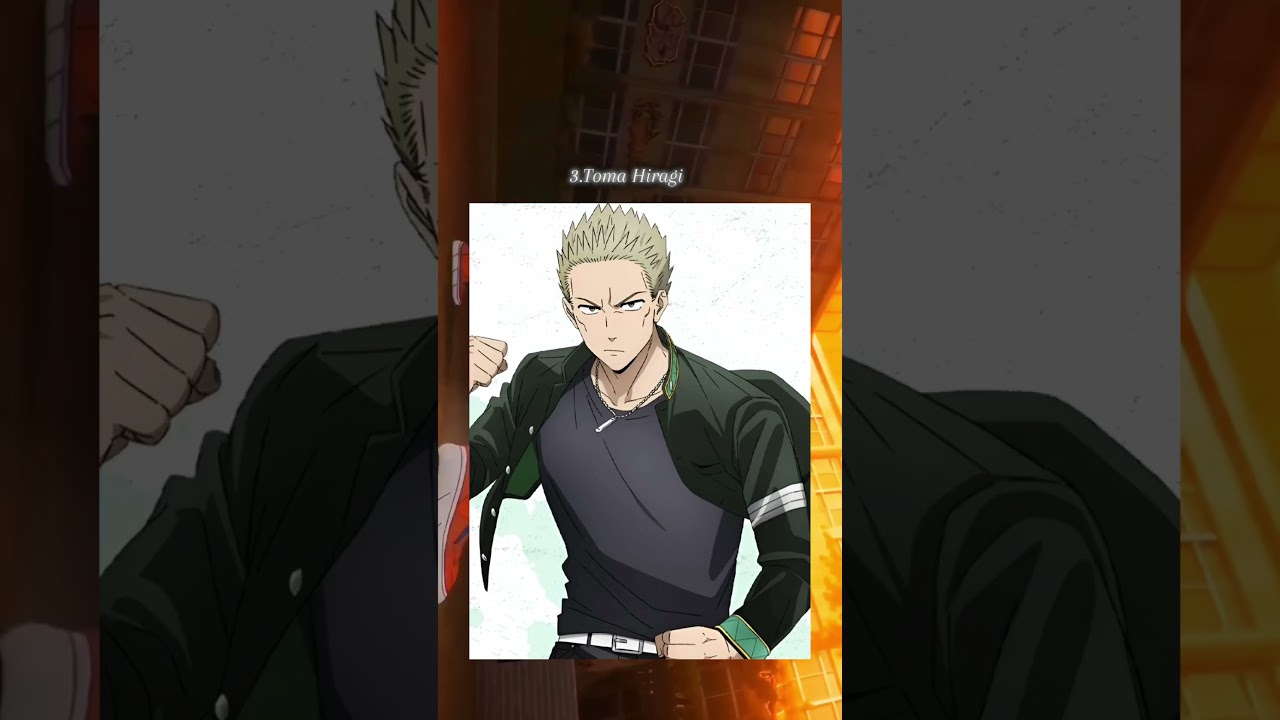 Top 5 Strongest Characters In Wind Breaker Season 1 #windbreaker #edit #top5 #anime