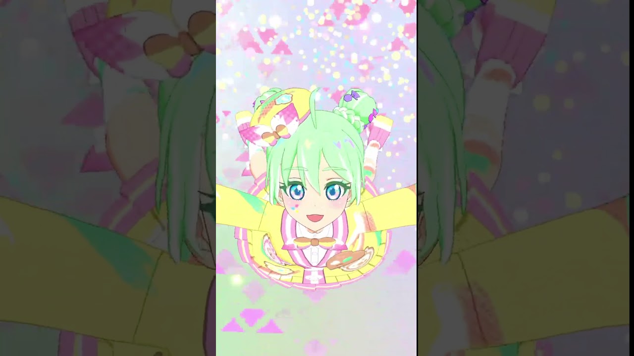 アイプリバース  コーデチェンジ かやちゃん おえかきパレットるんるんイエロー #アイプリバース #aipri #アイプリ