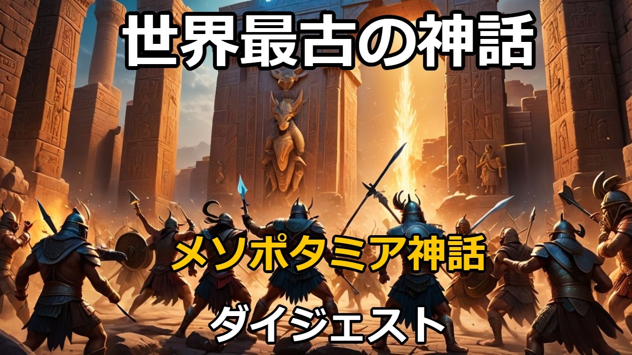 メソポタミア神話 ティアマトとアプスーの物語！宇宙創生の真相