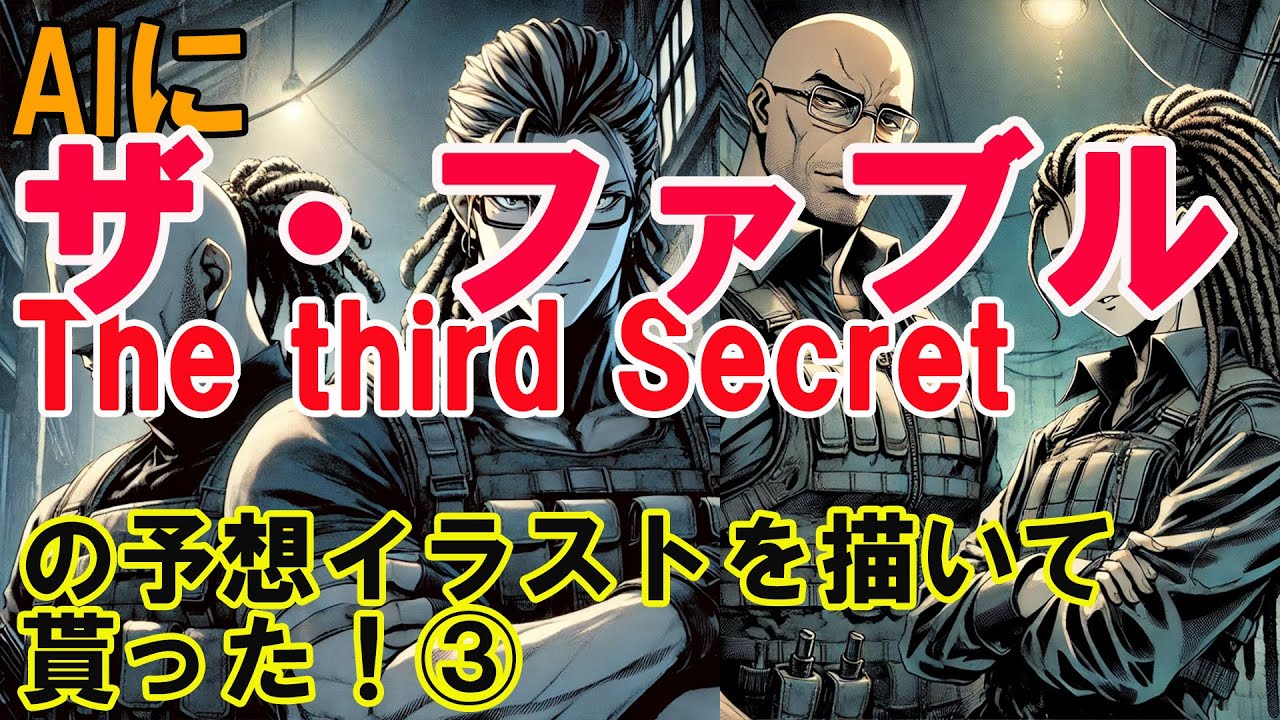 AIに「ザ・ファブル3部ザ・サードシークレット」の予想イラストを描いて貰った！③