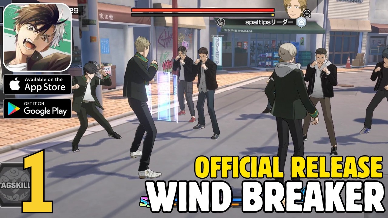 WIND BREAKER - Official Released | Gameplay Walkthrough Part 1(Android, iOS)