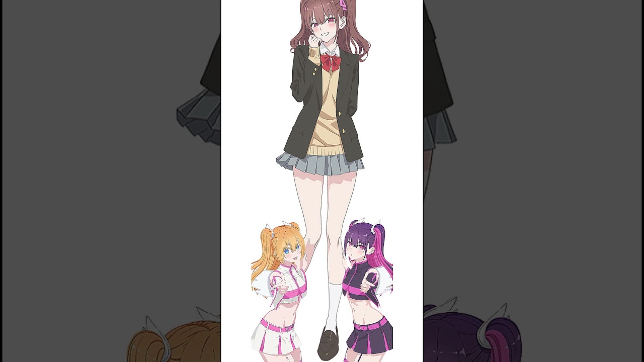 2.5次元の誘惑【ピタ止めチャレンジ】#リリサ　#shorts  #かわいい #anime #2.5次元の誘惑