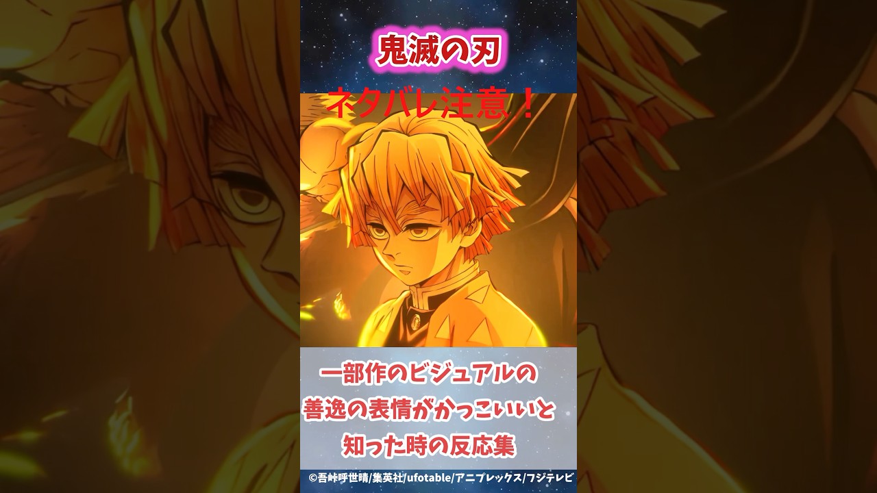 無限城編第一部の善逸の表情が最高にかっこいいと知った時の反応集#無限城編 #鬼滅の刃 #鬼滅の刃反応集 #不死川実弥 #冨岡義勇 #柱稽古編