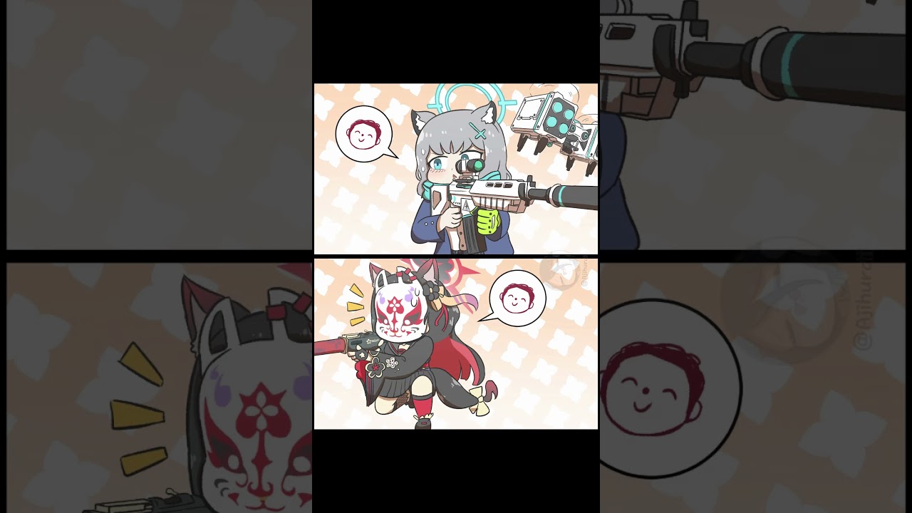 [ブルアカ漫画]　バレンタインチョコ🍫