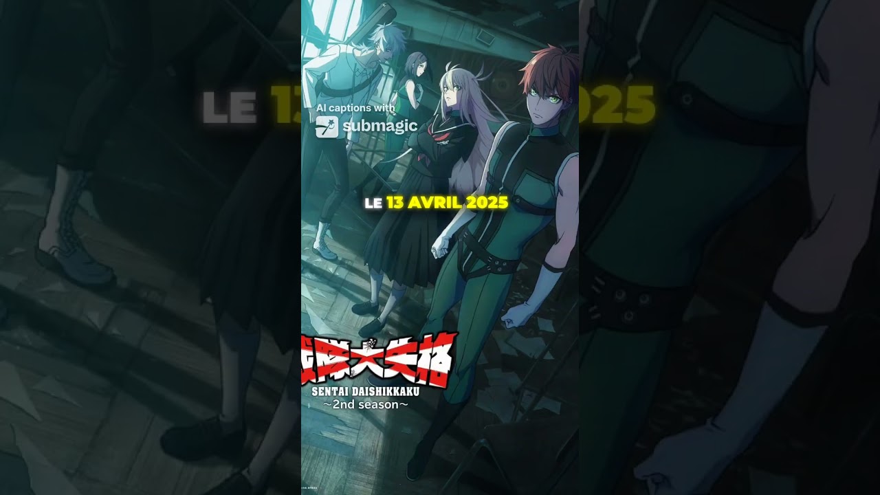 LÀ DATE DE diffusion de la saison 2 de no longer rangers ! #anime #newanime #otaku