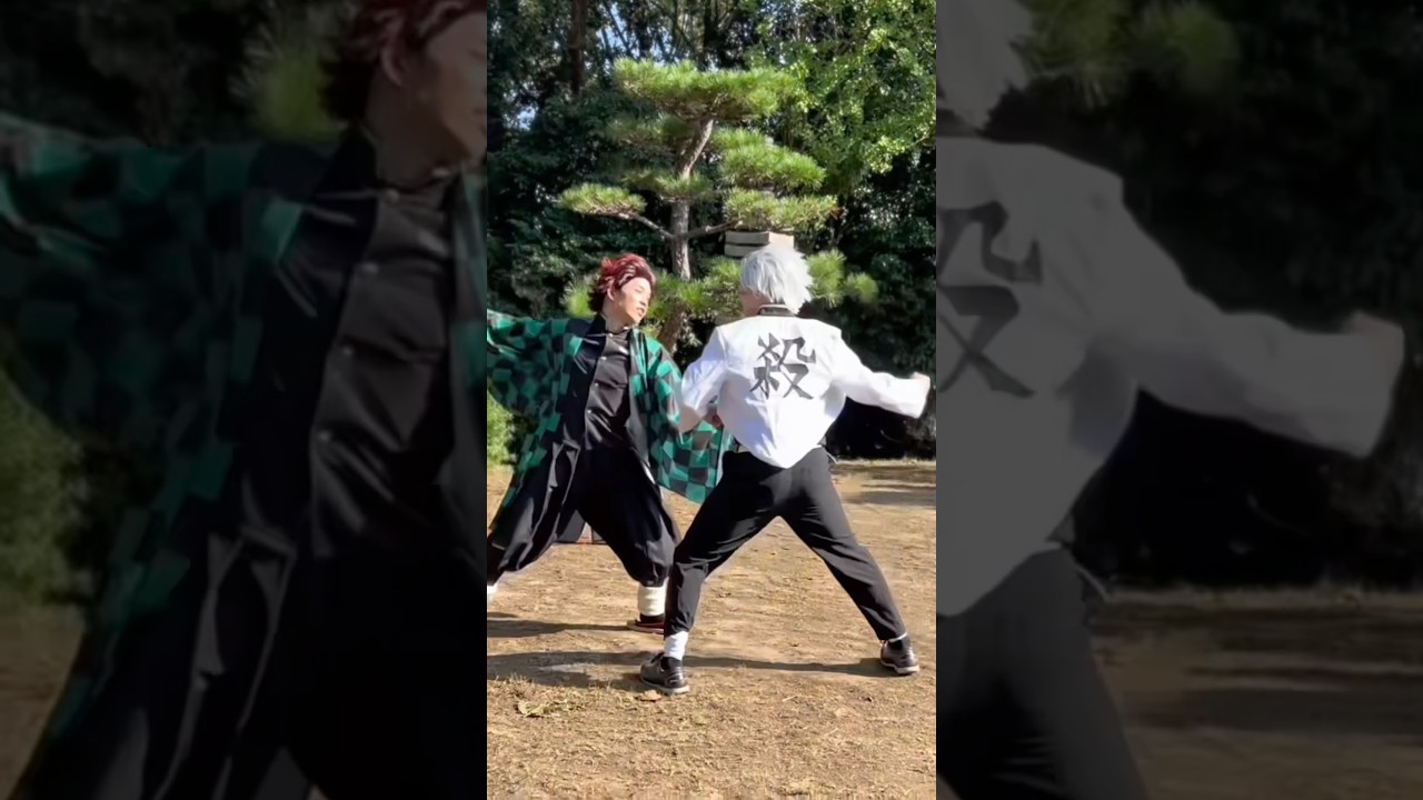 鬼滅の刃柱稽古コスプレ×神のまにまに　#鬼滅の刃 #コスプレ #demonslayer #cosplay #demonslayercosplay #神のまにまに #鬼滅の刃無限城編