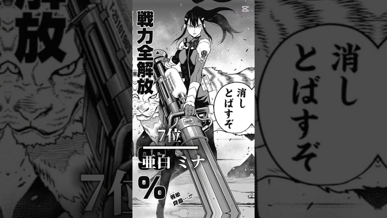 #ネタバレ注意 怪獣8号最強ランキング　(個人的)#怪獣8号 #shorts #short #ランキング