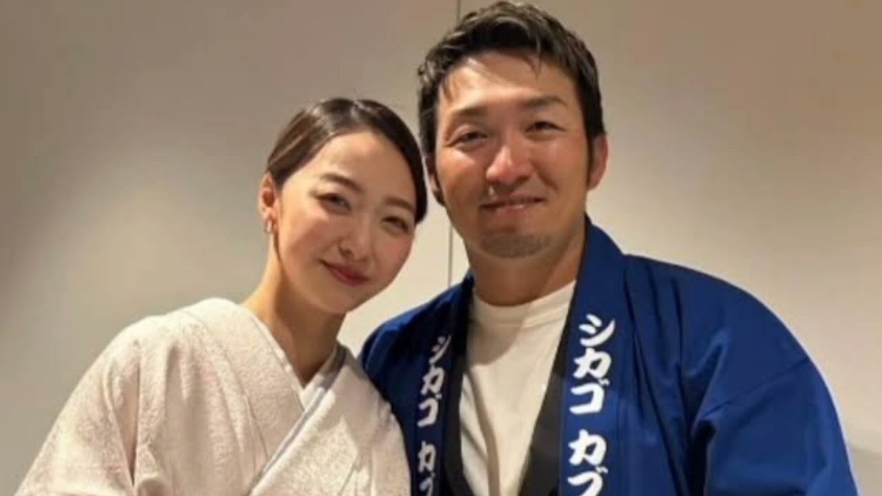 鈴木誠也　「トウキョウただいまおかえり」着物姿の畠山愛理との仲良し夫婦ショット披露