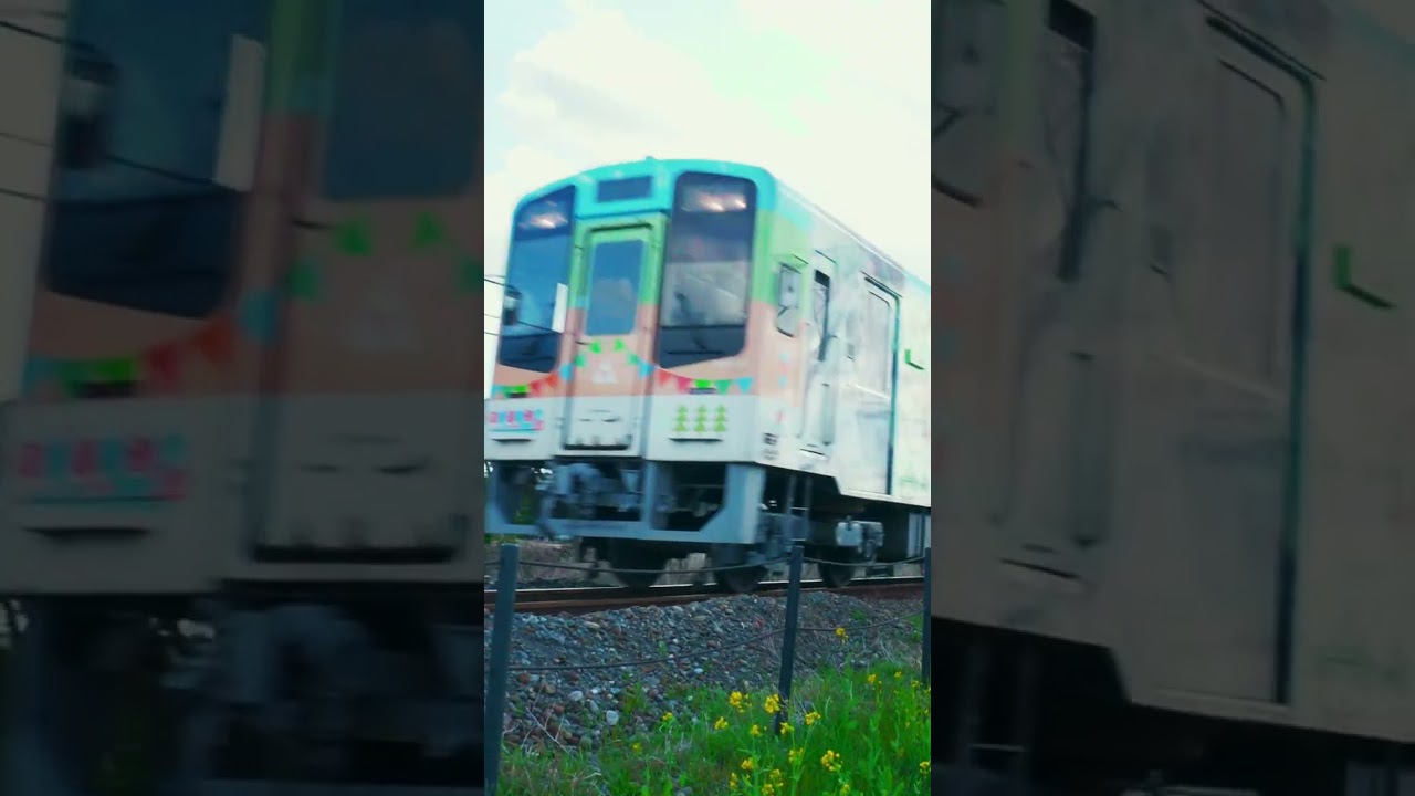天浜線　ゆるキャンSEASON3ラッピング列車 　#ゆるキャン #天竜浜名湖鉄道