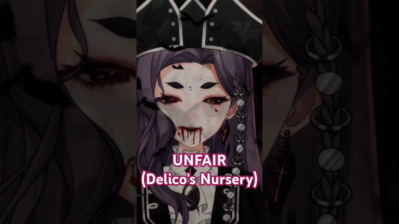 🧛‍♀️ UNFAIR by Mika Nakashima (Delico's Nursery OP) #vtuber #cover #shorts #vsinger #歌ってみた