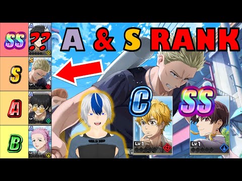A & S RANK CHARACTER TIER LIST !!! (Wind Breaker Rebel Heroes)