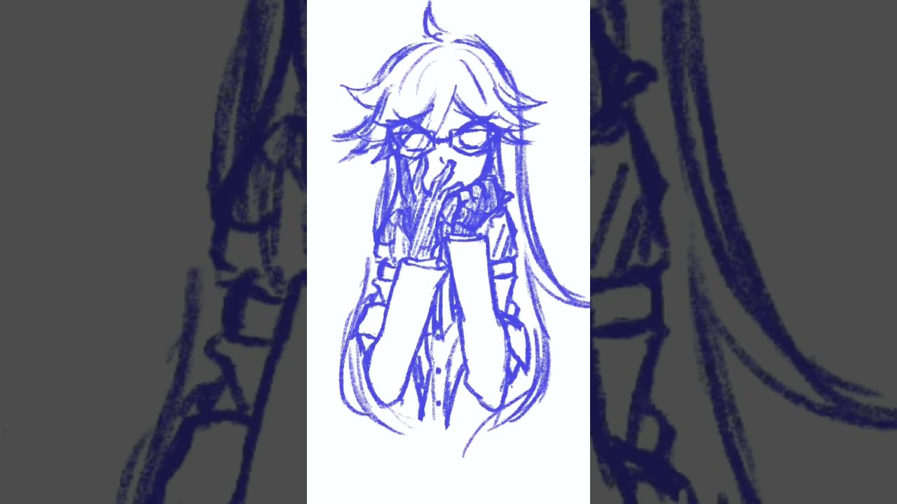 グレルちゃん #shorts #イラスト #イラストメイキング #黒執事 #グレル