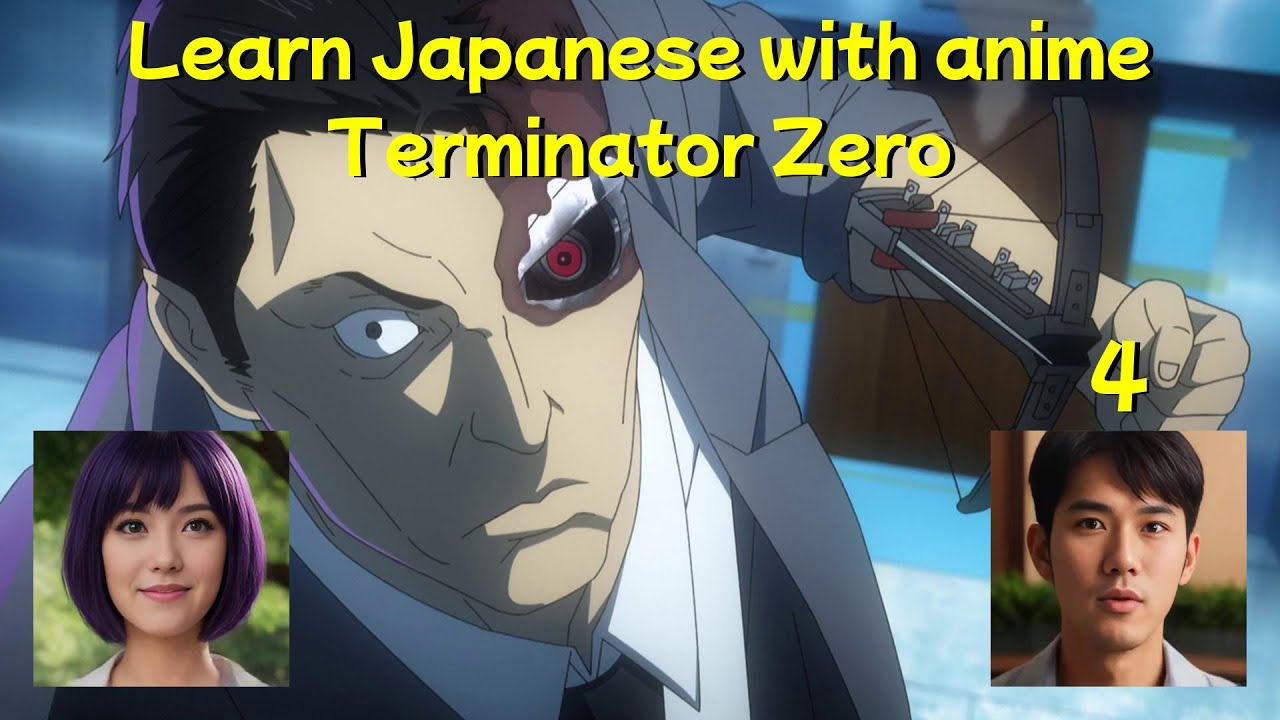 Learn Japanese with anime Terminator Zero. Part 4
