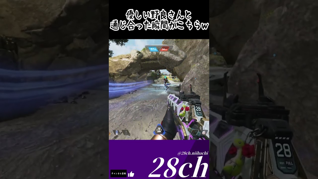 【#shorts 】part232！心温まる？優しい野良さんと通じ合った瞬間がこちらww【ApexLegends】【ゆっくり実況者】