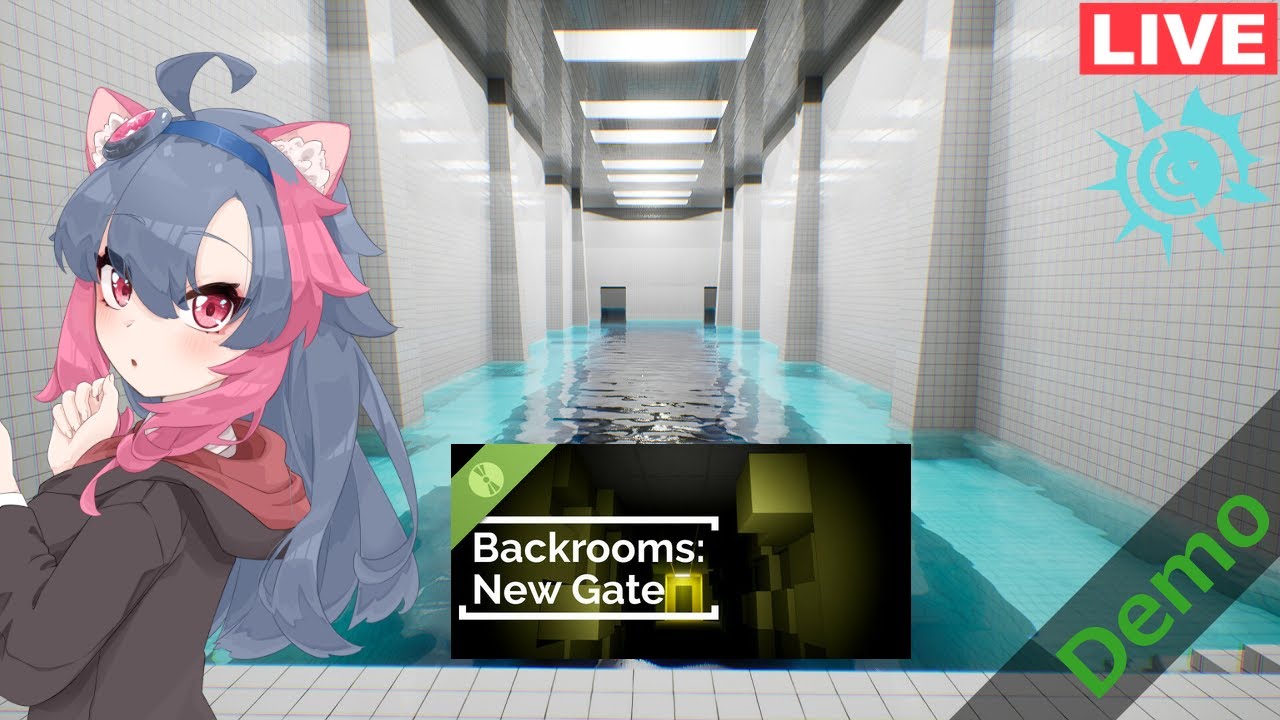【Backrooms: New Gate Demo】あるBackroomsゲーの体験版を試遊【CYANZ Lab./紗照カナネ】
