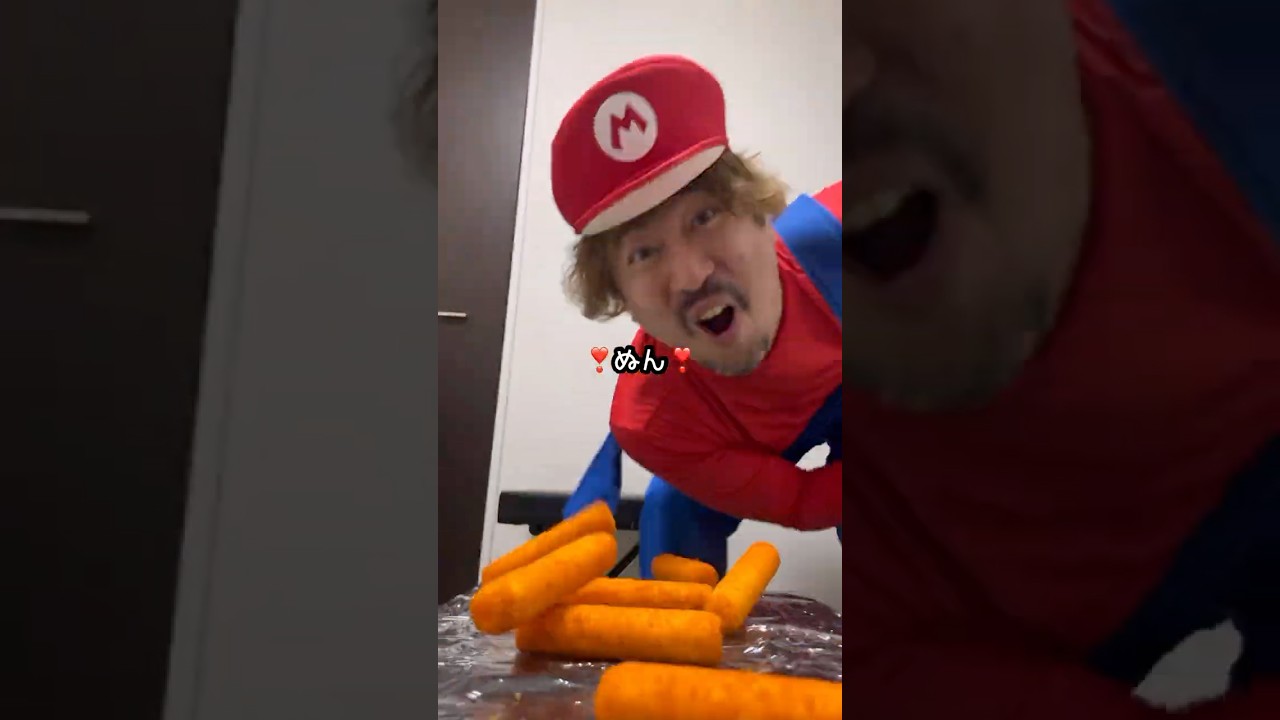 お菓子破壊で『しかのこのこのここしたんたん』🎤😂音ハメでリズムに合わせて叩きまくり！