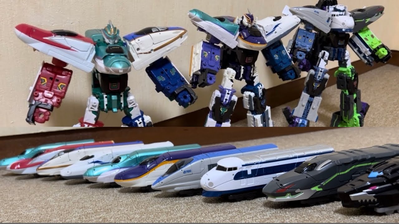 【ショート動画まとめ】シンカリオンCW シンカリオン変形まとめ 【シンカリオン チェンジ・ザ・ワールド】 【プラレール】