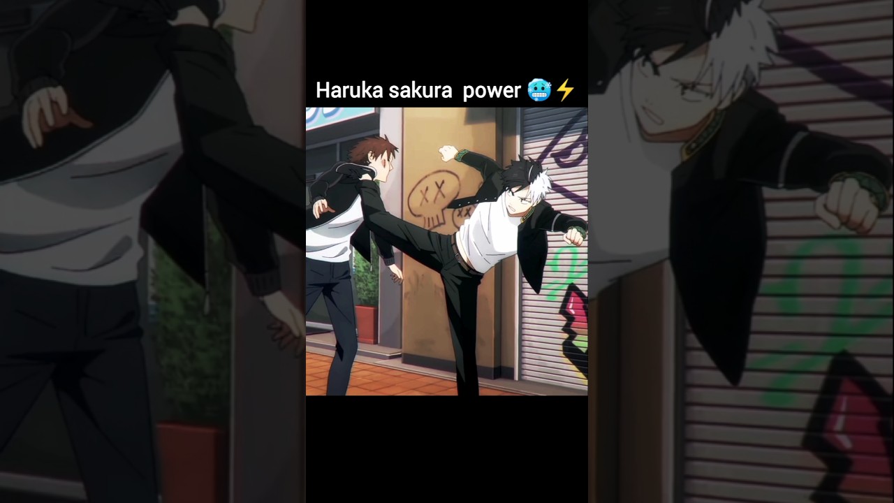 haruka sakura protected the girl 😎Wind Breaker Edit 🥶#anime #shorts #pwer #windbreaker #sakura#fight