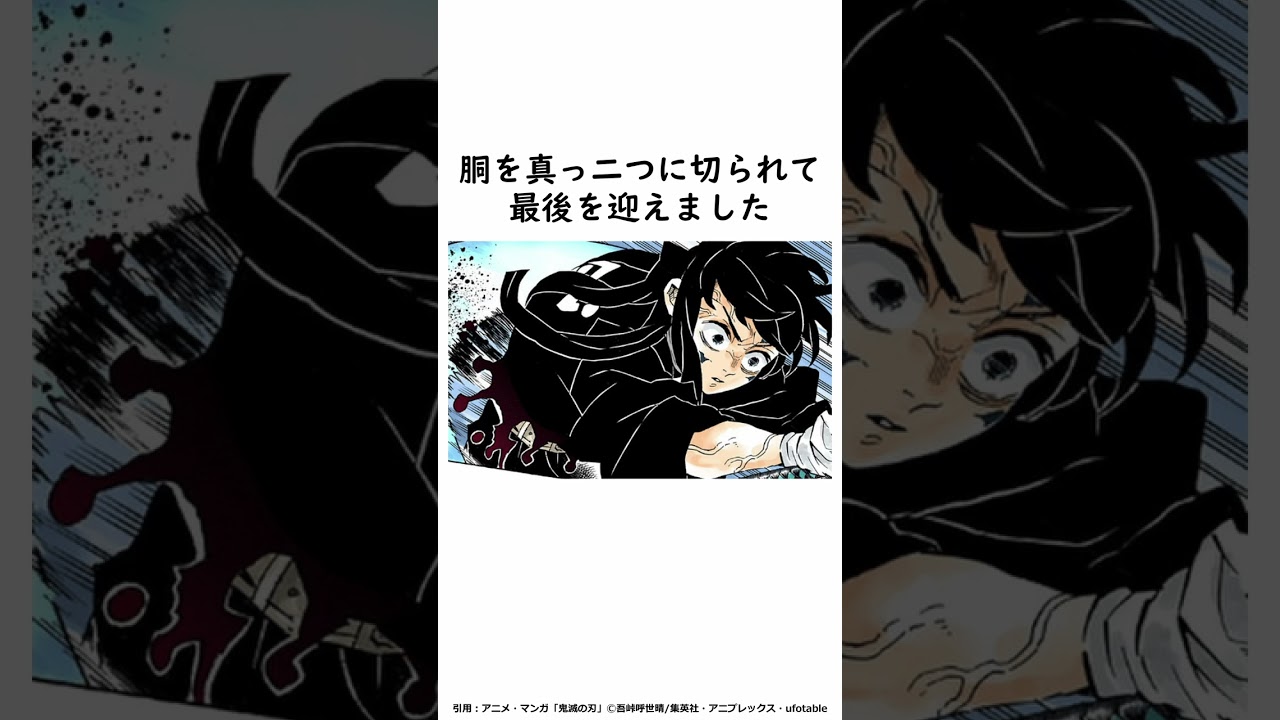 【鬼滅の刃】無一郎の悲惨すぎる最後