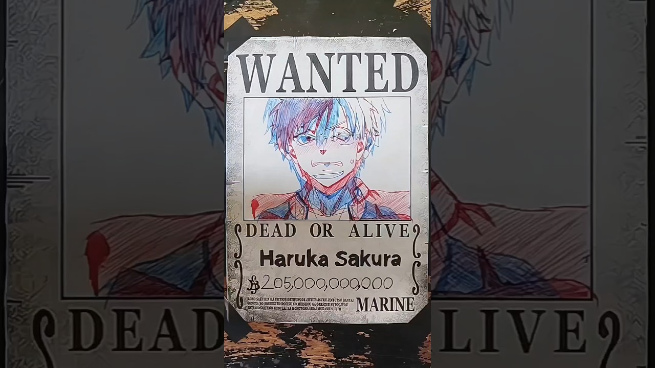 How to Draw Sakura Haruka from Wind Breaker #art #drawing #anime #onepiece #windbreaker #draw