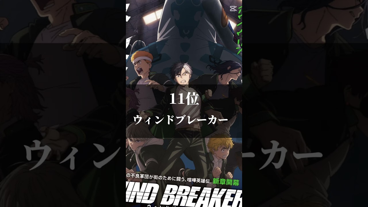 個人的に好きなアニメランキング#ライジングインパクト#ウィンドブレーカー #ブルーロック #リコリスリコイル #忘却バッテリー #ハイキュー #メダリスト #チ。地球の運動について#逃げ若